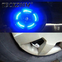 2 uds., accesorios de decoración para coche, rueda de coche, luces LED, cubo, lámpara de neumático, rueda de coche, luz Led, tapa de válvula de neumático
