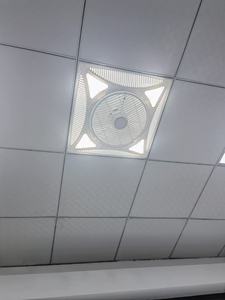 Ventilador de Techo Eléctrico con Luz LED, Extractor de Aire de Ventilación, 600*600, Mecánico, Comercial, Doméstico, para Hoteles, Más Vendido - Product Image 2