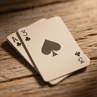 Vente en gros d'étuis personnalisés de style minimaliste pour l'impression de logos de tailles personnalisées cartes à jouer en papier pour jeux de société