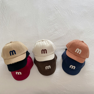 Gorro de Béisbol para Niños, Estilo Coreano, Color Sólido, Poliéster/Algodón, con 6 Paneles, Protección Solar, para Primavera y Otoño - Product Image 2