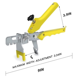 GD Manufacturer Wholesale 1/1.5/2/2.5/3MM Tile Leveling System with Tile <b>Plier</b> Tile Tools <b>Set</b> for Stone Installation China - Product Image 2