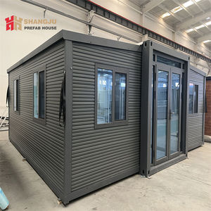 Casa contenitore pieghevole prefabbricata portatile di lusso modulare Casa 20ft 40ft espandibile 2-3 camere da letto Villa negozio di Hotel appartamento - Product Image 1