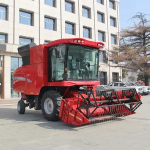 new model 4LZ-8C grain wheat reaper harvester machine