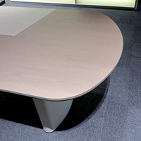 Bureau de direction en forme de L en bois MDF de luxe, nouveau design, pour directeur, manager, PDG, cadre