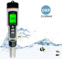 Testeur de concentration d'ions hydrogène numérique 4 en 1 PH/ORP/H2/TEMP pour aquarium, piscine, eau potable