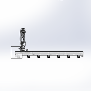 Functions and Application Scope of 7th Axis Robot Linear Rail With Motor Bearing Gear PLC High <b>Thrust</b> Motor Offers Powerful Perf - Product Image 3