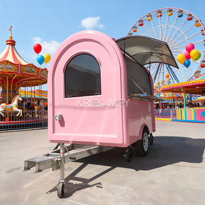 2025 trailer Colourful Customized Mobile Kitchen Coc Certificate Pizza <b>Coffee</b> Cart <b>Ice</b> Cream Food Truck - Product Image 3