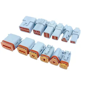 Deutsch Series 2-12 Way DT06-12S/DT04-12P Female and Male Plug Sealed Gray auto Connector