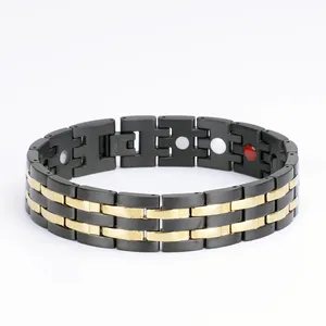 Fern infrarot Germanium Gesundheit 4 in1 Bio Magnetfeld therapie Männer Titan Balance Armbänder