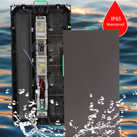 L'écran LED P3.91 de HD RVB lambrisse le centre commercial IP65 de magasin de détail Cabinet extérieur polychrome d'écran d'affichage à LED de location 500*1000mm