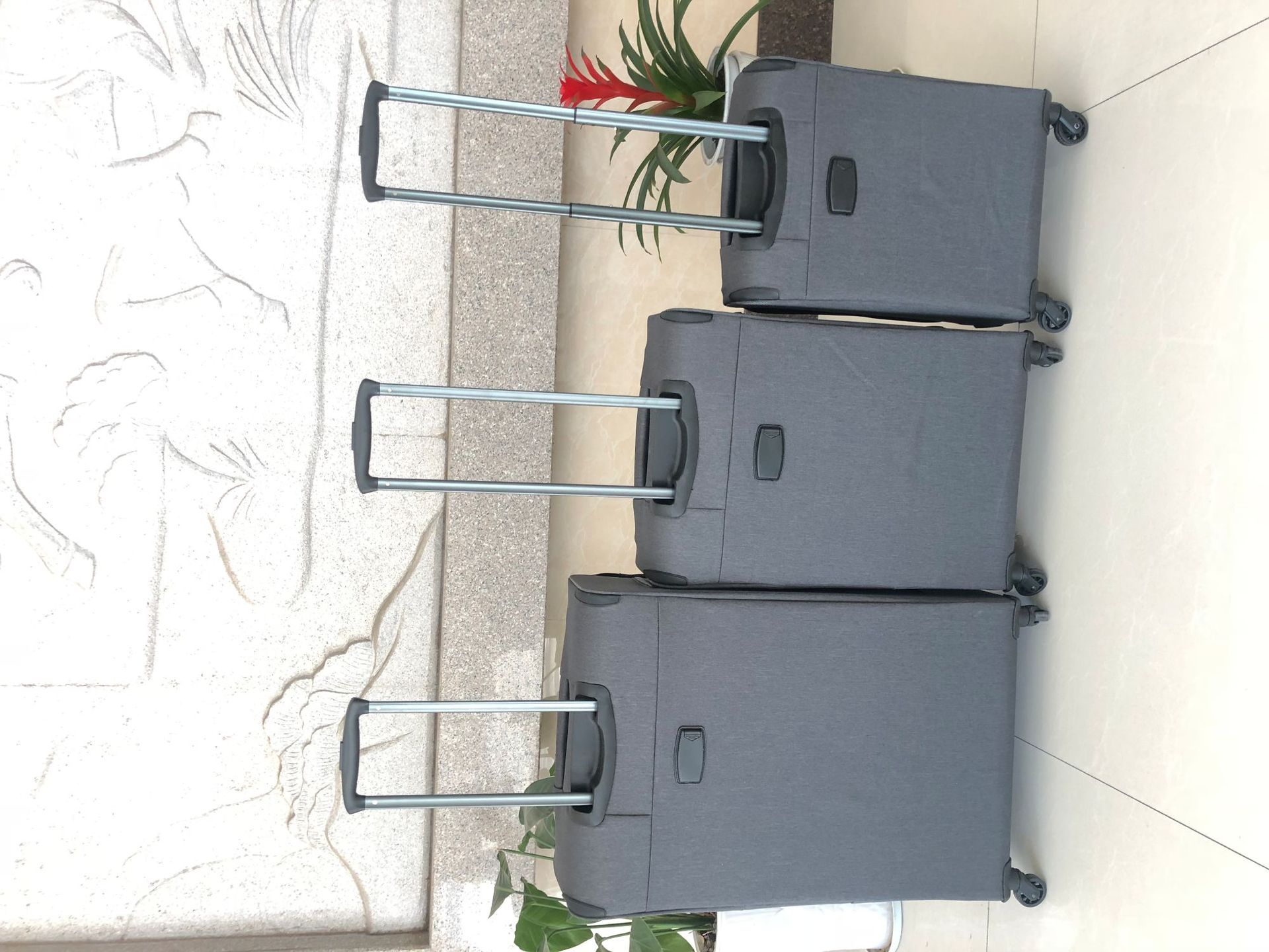 Ultralight Light Oxford Luggage Travel Suitcase with 360 Steering Wheel | Qicheng-HC Model | Jiaxing