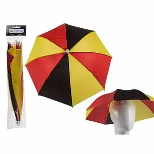 廉价促销OEM标志30厘米伞帽时尚夏冬安全帽伞