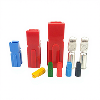 Connecteur d'alimentation pour batterie au lithium LITEAM 600V DC monopolaire 30A 75A 120A 180A, prise de batterie de voiture plaquée cuivre argentée, 1 broche