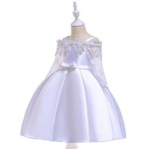 Abiti Eleganti per Bambine Meiqiai, Vestiti da Cerimonia per Bambine, Abito Estivo in Raso per Feste di Compleanno L5083 - Product Image 6