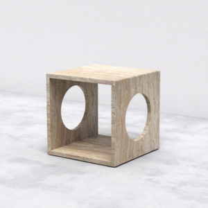 Custom Rustic Metal Stone Industrial Container End <b>Table</b> for Modern Living Room & Outdoor Use RicoGlobal TA-2038A-BETR - Product Image 1