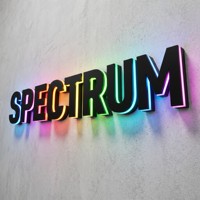Enseigne LED 3D personnalisée Zhilin, bandes LED, étanches IP65, en aluminium et acier inoxydable, pour la publicité extérieure et la décoration commerciale