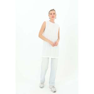 Camiseta sin mangas de punto para mujer con adornos de diamantes de imitación 24S-10525TUN - Product Image 6