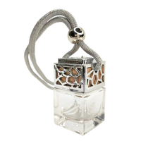 Bouteille de diffuseur d'huile essentielle d'aromathérapie pour voiture Bouteille de désodorisant vide Bouteille de parfum suspendue Accessoires de décoration de parfum