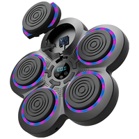 Machine de boxe musicale intelligente avec lumière LED, entraîneur de boxe mural, équipement de fitness à domicile pour soulager le stress
