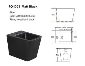 Inodoro <span class=keywords><strong>de</strong></span> baño montado en el suelo CHANDA, Bidés montados en el suelo <span class=keywords><strong>de</strong></span> cerámica, bidé Lady Care - Product Image 6