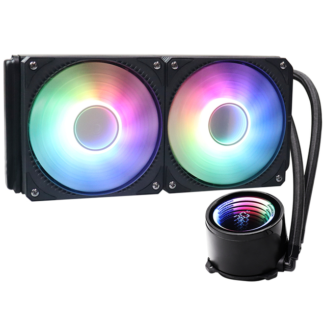 240MM RGB Light Computer Cpu Water Cooling Cooler Pc CPU Cooler Radiator for Gaming Desktop Case