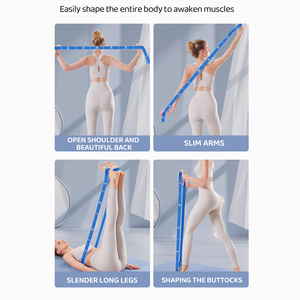 2024 màu xanh phân khúc Yoga kỹ thuật số tập thể dục khiêu vũ Latin phụ trợ đàn hồi nhà tập thể dục Nguồn cung cấp tùy chỉnh - Product Image 3