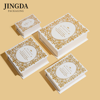Scatola Regalo Magnetica Premium a Forma di Libro con Coperchio Ribaltabile, Confezione per Gioielli e Accessori