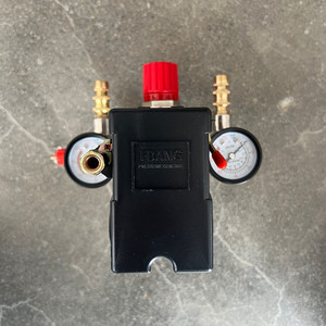 Vanne de régulation de pression pour compresseur d'air Fbang avec manomètre et interrupteur pour usage industriel - Product Image 2