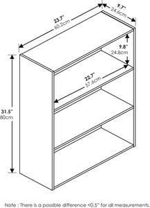Librería Minimalista de Bambú de 3 Niveles, Resistente y Independiente, para Oficina en Casa y Estudio - Product Image 2