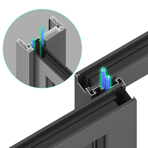 Cửa ngăn phòng trượt kiểu cổ điển, khung hẹp, nhiều màu sắc, chất lượng cao, bán buôn - Product Image 2