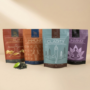 Sachets en papier kraft personnalisés avec fermeture éclair, imprimés en gravure, écologiques et compostables <span class=keywords><strong>pour</strong></span> le <span class=keywords><strong>pain</strong></span> et les produits de boulangerie - Product Image 3