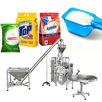 Machine d'emballage automatique pour sacs de 1 kg, 2 kg, 5 kg de lessive en poudre, machine de remplissage et d'emballage de poudre détergente
