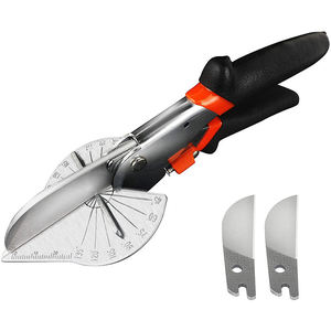 <span class=keywords><strong>Cisaille</strong></span> <span class=keywords><strong>à</strong></span> onglets multi-angles réglable avec lames de rechange Cisailles <span class=keywords><strong>à</strong></span> onglets 45-135 ° pour bois en plastique PVC - Product Image 2