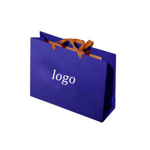 Sac en papier de conception personnalisée haut de gamme sac cadeau en papier de luxe emballage en papier pour faire du shopping - Product Image 1