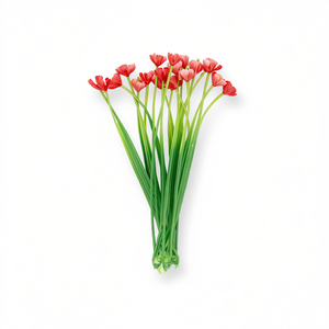 Fiori Artificiali Ilan, 15cm, 10 Pezzi, Tulipani Rossi, Bouquet Decorativo - Product Image 1