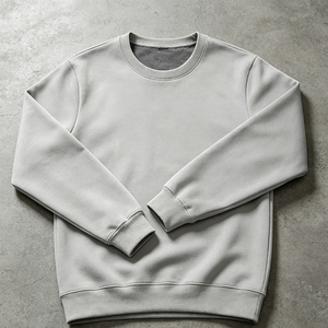 Maßgeschneiderte Beliebte Wasserdichte <span class=keywords><strong>Nano</strong></span>-Kleidung, Fleckabweisender Übergroßer Rundhals-Pullover für Herren Individuelle Sweatshirts - Product Image 3