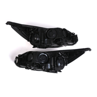 Conjunto de Faros Delanteros para Ford Focus 2012-2014 Negro/Cromo FO2502299 FO2503299