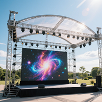 Panel LED D-King P2.6 para Eventos, Pantalla de Video de Alquiler para Interiores con HDR10+ 8K DCI-P3 95% para DJ, Iglesias y Conciertos