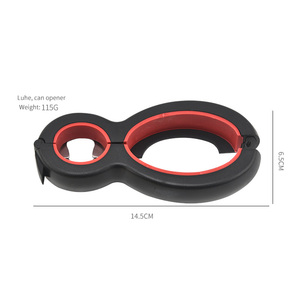 Chất lượng cao đa chức năng có thể điều chỉnh 6-in-1 PP & thép không gỉ thân thiện với môi chai bia & có thể Jar <span class=keywords><strong>Opener</strong></span> - Product Image 3