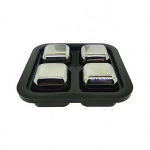 OEM <b>Cheap</b> Price Custom Stainless Steel Whiskey Stones Metal Reusable Ice Cubes for Bar - Product Image 6
