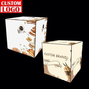 Boîte lumineuse publicitaire LED personnalisée, cube lumineux LED suspendu, impression personnalisée, portable - Product Image 1