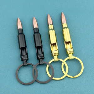 Logo personnalisé 3D <span class=keywords><strong>Mini</strong></span> pour <span class=keywords><strong>Glock</strong></span> Porte-clés 50 Calibre Métal Bière Ouvre-bouteille Pistolet d'autodéfense Modèle de balle Logo personnalisé - Product Image 3