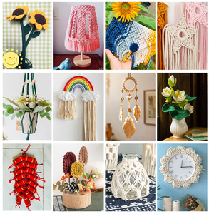 Nhà Máy Bán Buôn Macrame Dây Xoắn Bông Braid Dây Eo DIY Trang Trí Dây Thừng 4 Mét 100 Mét Đa Màu Chiều Dài 3 Mét Đường Kính - Product Image 6