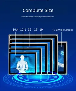 شاشة لمسية IPRO من Vincanwo مقاس 10.4 بوصة رائجة المبيع 4+64 جيجا إنتل سيليرون كور للكمبيوتر الصناعي شاشة تعمل باللمس يو إس بي vga DDR3 US