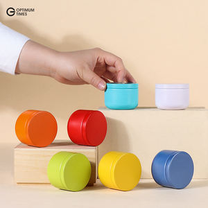 กระป๋องโลหะทรงกลมขนาดเล็ก 54*39 มม. สีทอง สำหรับบรรจุภัณฑ์อาหาร เกรดสำหรับอาหาร ใช้สำหรับบรรจุชา คุกกี้ บิสกิต หรือของแห้งอื่นๆ - Product Image 4