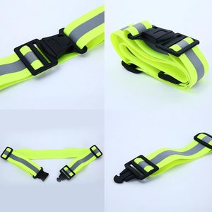Riflettente Elastico fascia Della Vita Della Cinghia Della Banda Ad Alta Visibilità di Notte Da Corsa Ciclismo Jogging Arrampicata di Sicurezza di Sicurezza - Product Image 4