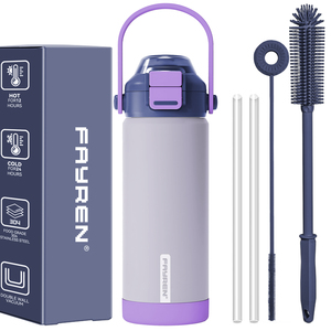 Premium Stainless Steel Insulated Kids Water Bottle with Suction Nozzle and Direct Drinking Mouth for Children Premium Thermos - Product Image 1