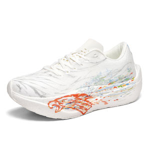 Artistic Eagle Graphic Hommes Femmes Chaussures de course Flexible Knit Carbon Plate Sports Sneakers avec Responsive Optimal Arch Support - Product Image 2