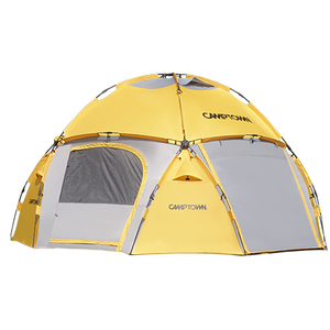 CAMPTOWN BIGDOME S, Carpa Familiar Espaciosa con Postes de Fibra de Vidrio, Resistente al Viento, 2.7m, Fácil de Instalar, para Todas las Estaciones, Uso en Exteriores en Vietnam - Product Image 4