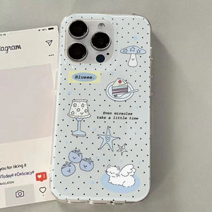 เคสแข็งลายจุดรูปแมวนางฟ้าสองชั้นกันตกเหมาะสำหรับ <span class=keywords><strong>iPhone</strong></span> 17 16 15 <span class=keywords><strong>Pro</strong></span> เคสแข็ง <span class=keywords><strong>Max13</strong></span> - Product Image 4